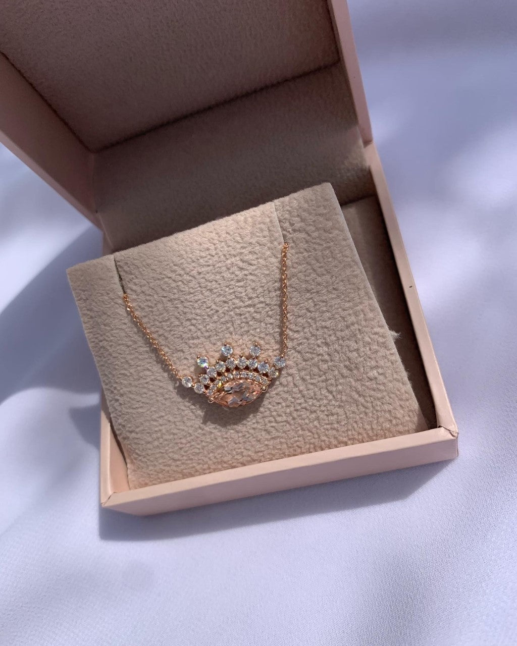 Evil Eye Diamond Necklace
