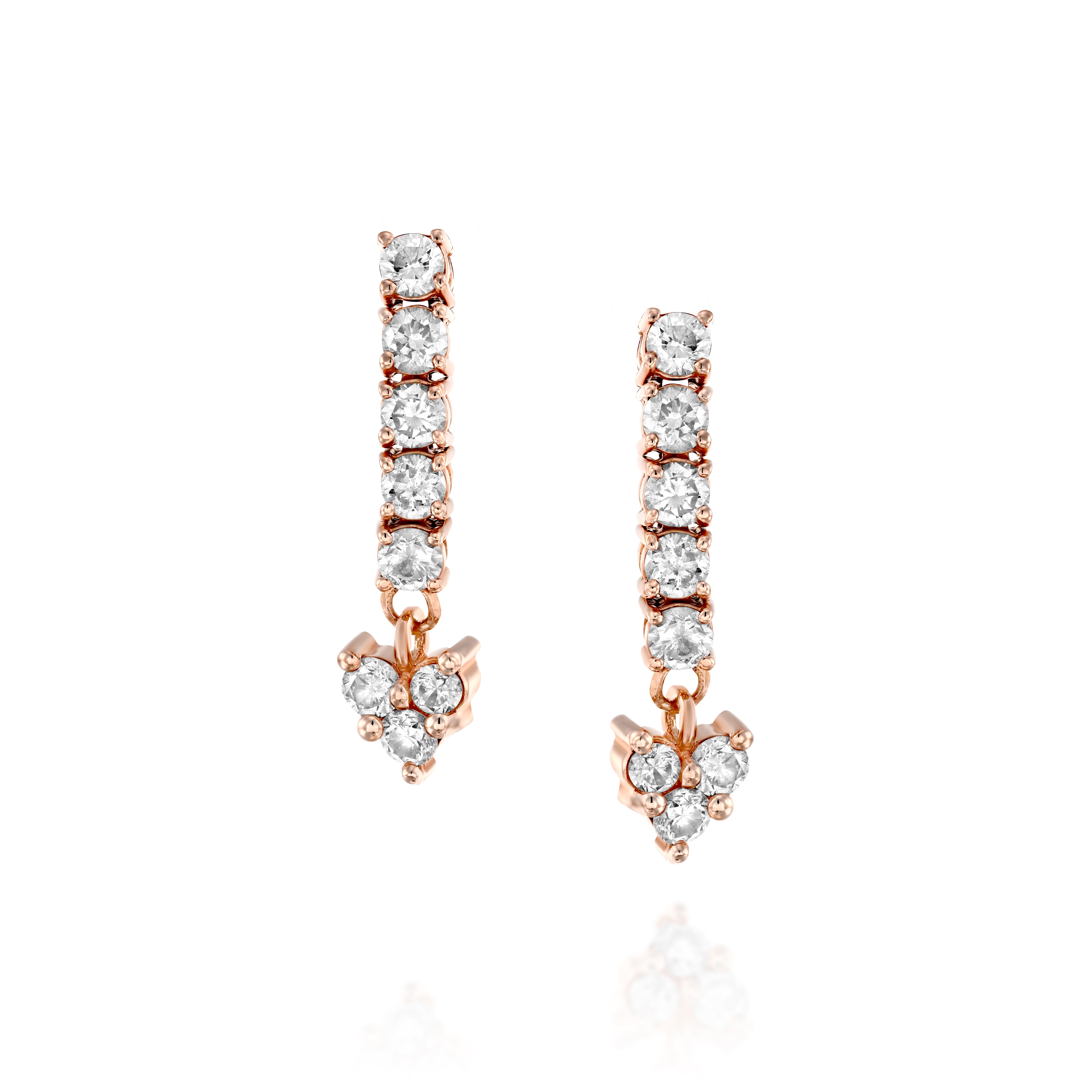 Tennis Heart Earring