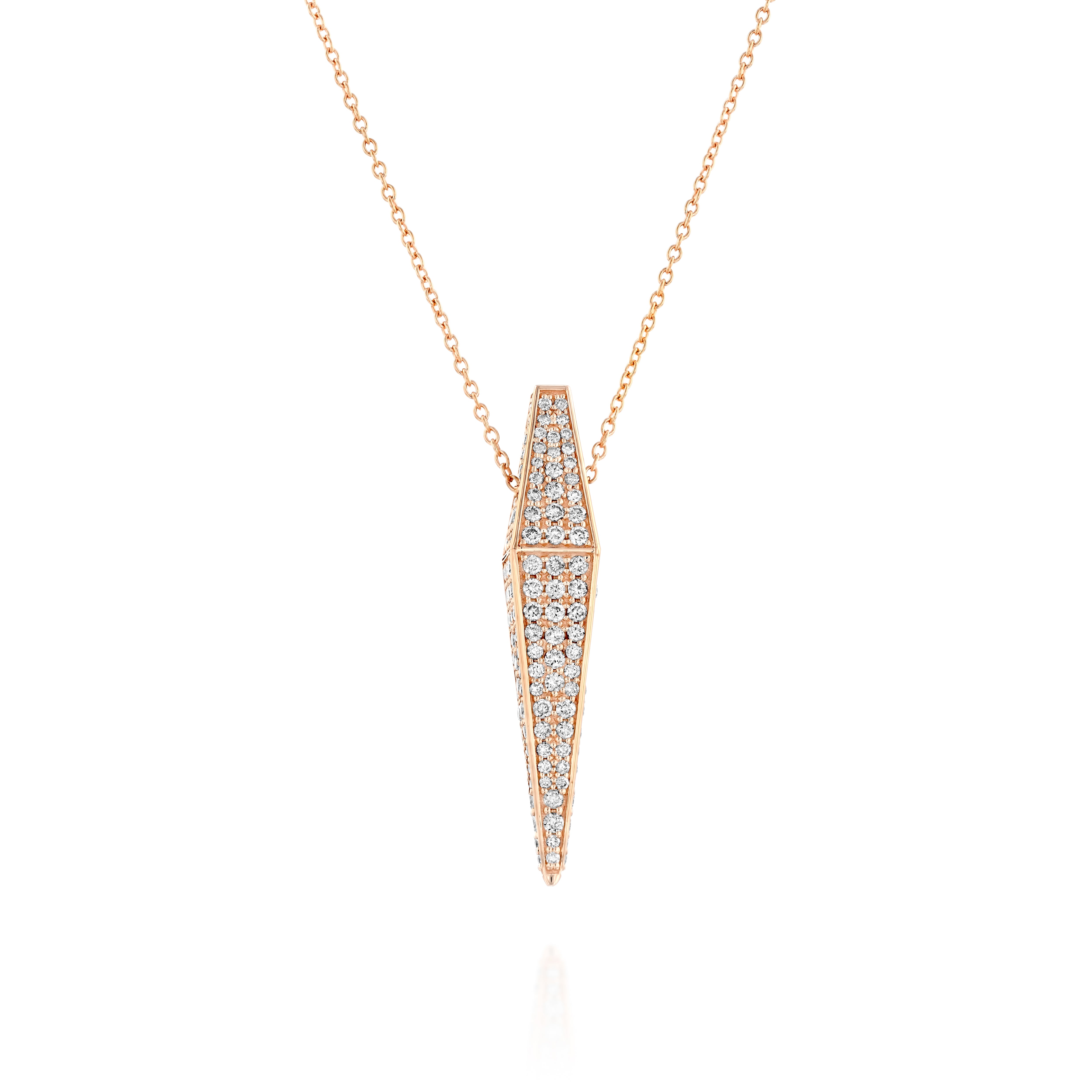Geomatric Diamond Necklace