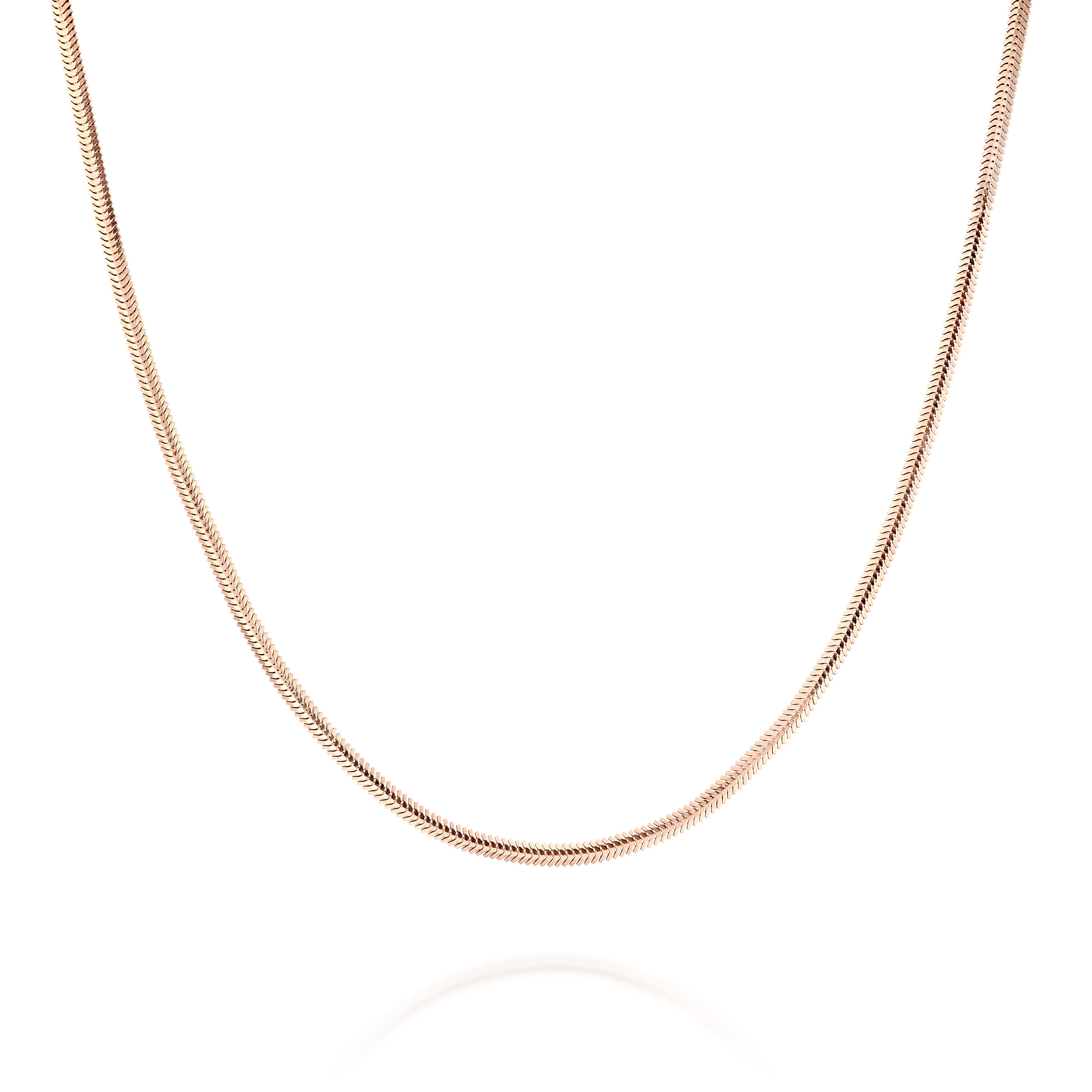 14k Gold Snake Necklace