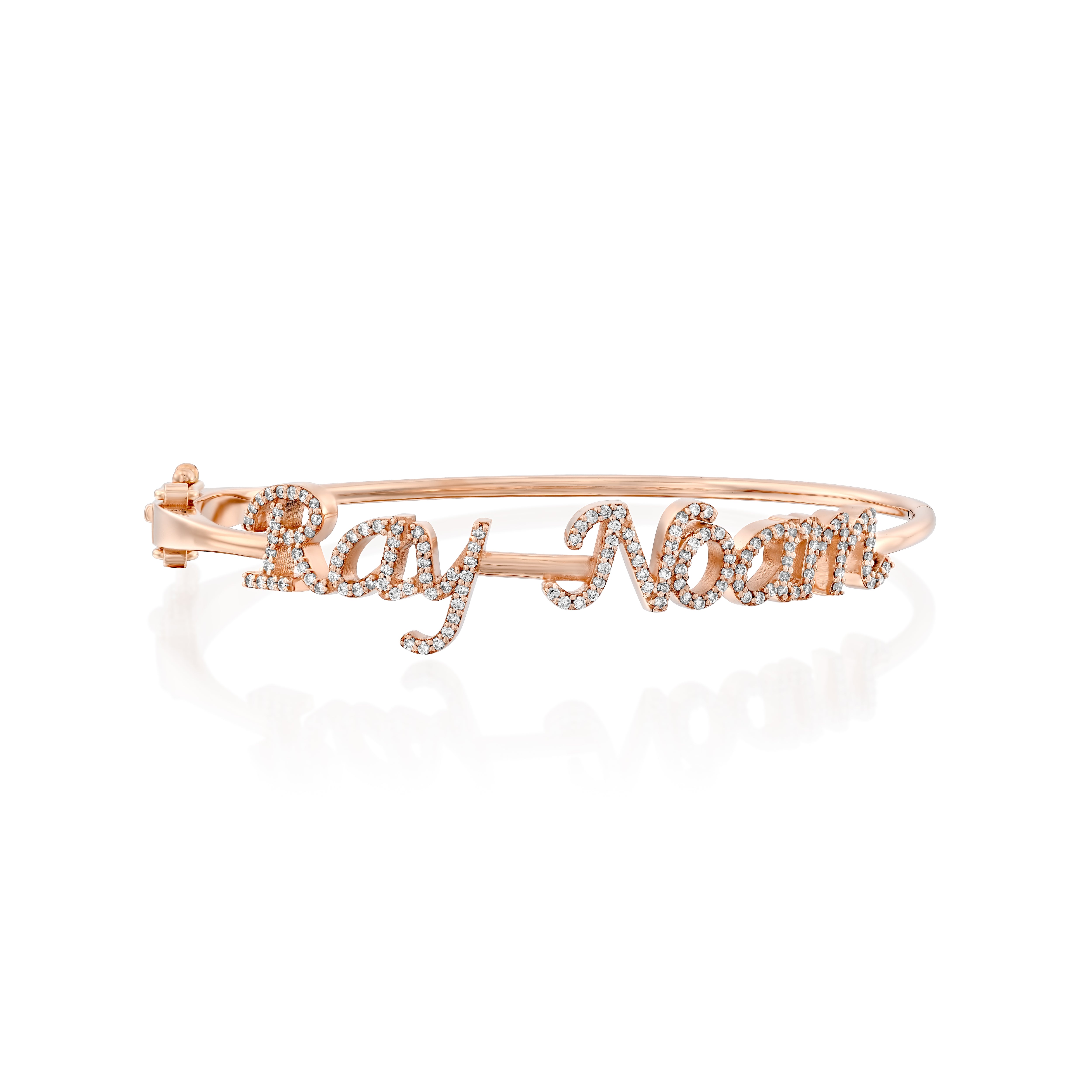 Personalized Name Bangle Bracelet