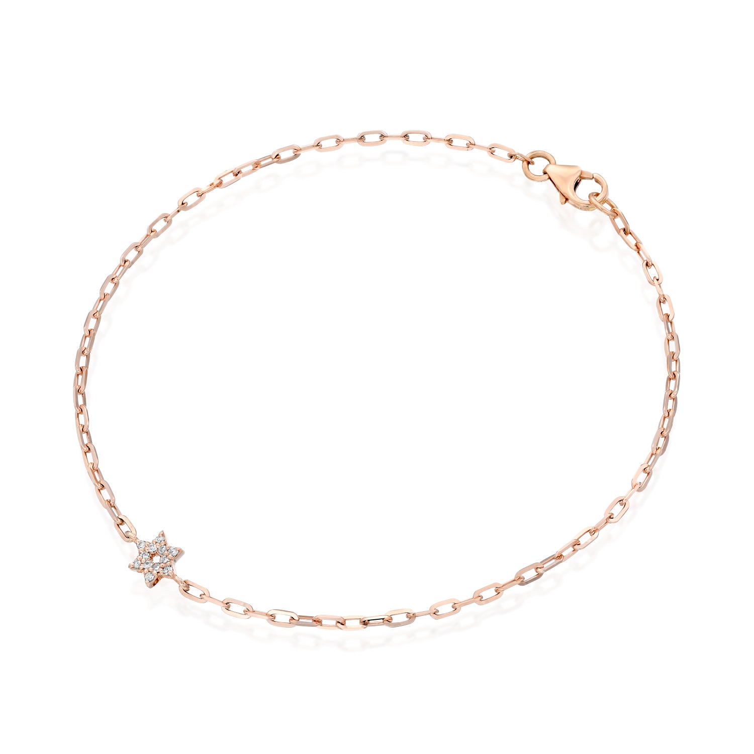 Star of David Diamond Bracelet