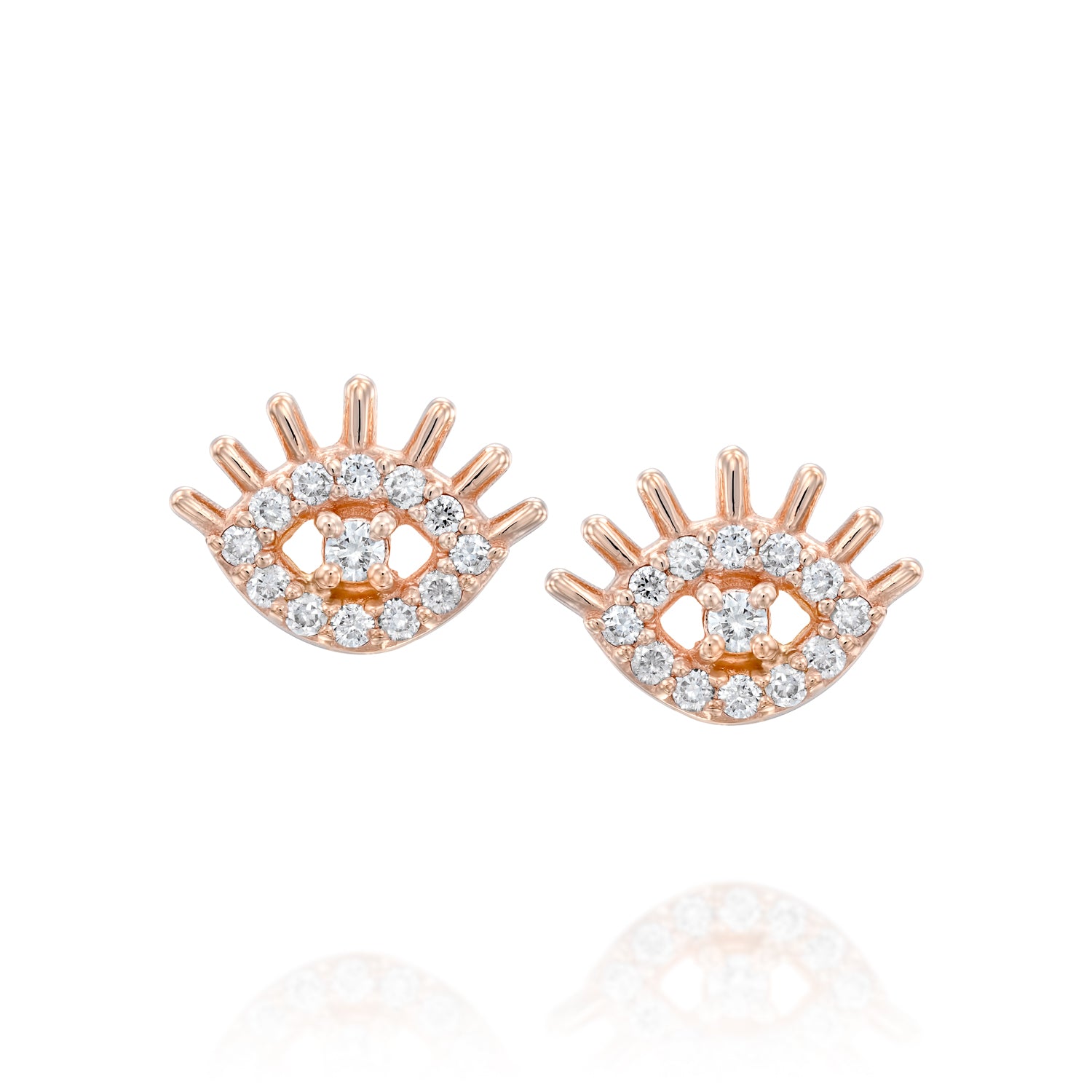 Evil Eye Diamond Earrings
