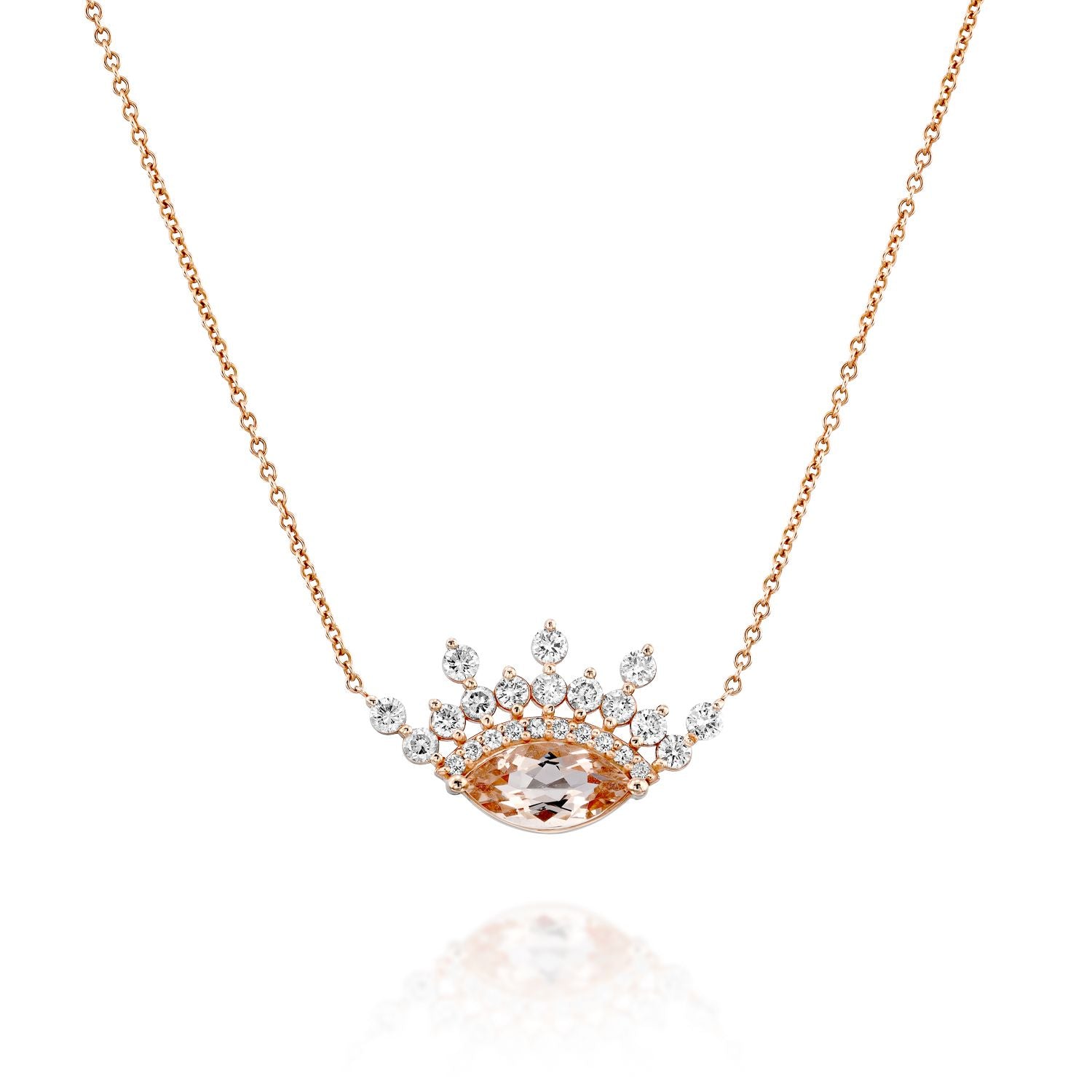 Evil Eye Diamond Necklace