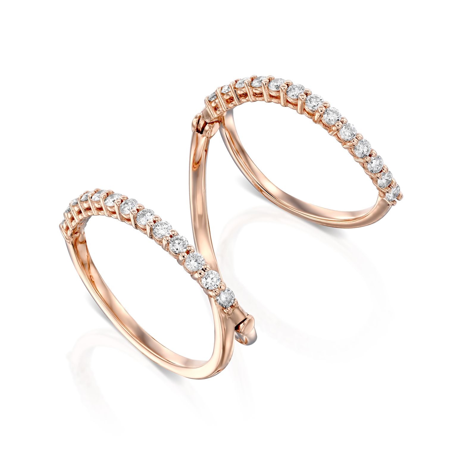 Two-Row Diamond Ring