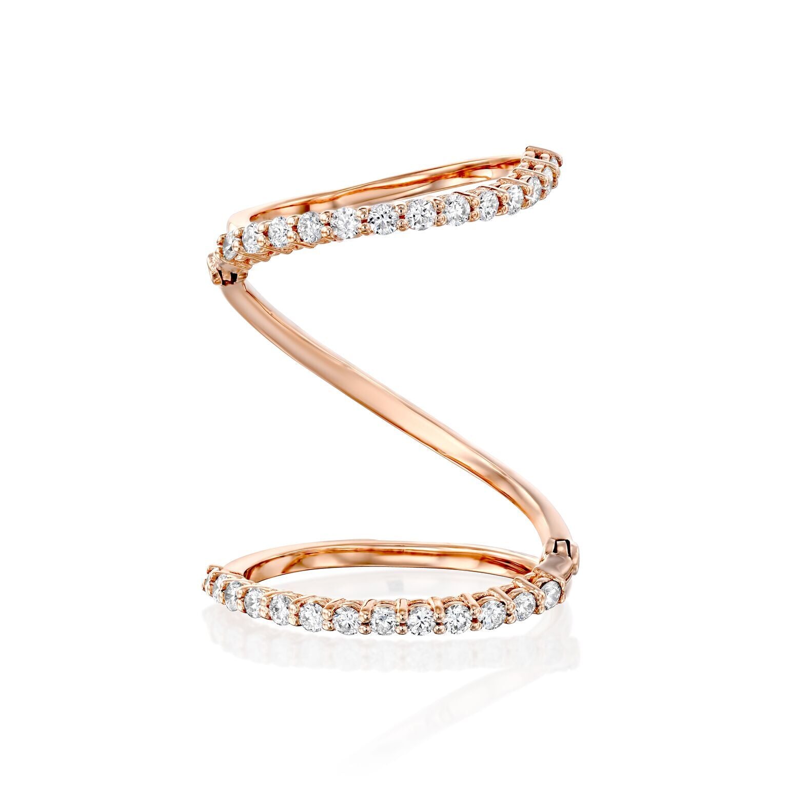 Two-Row Diamond Ring