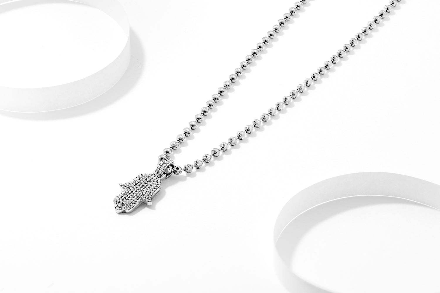 Hamsa Diamond Necklace