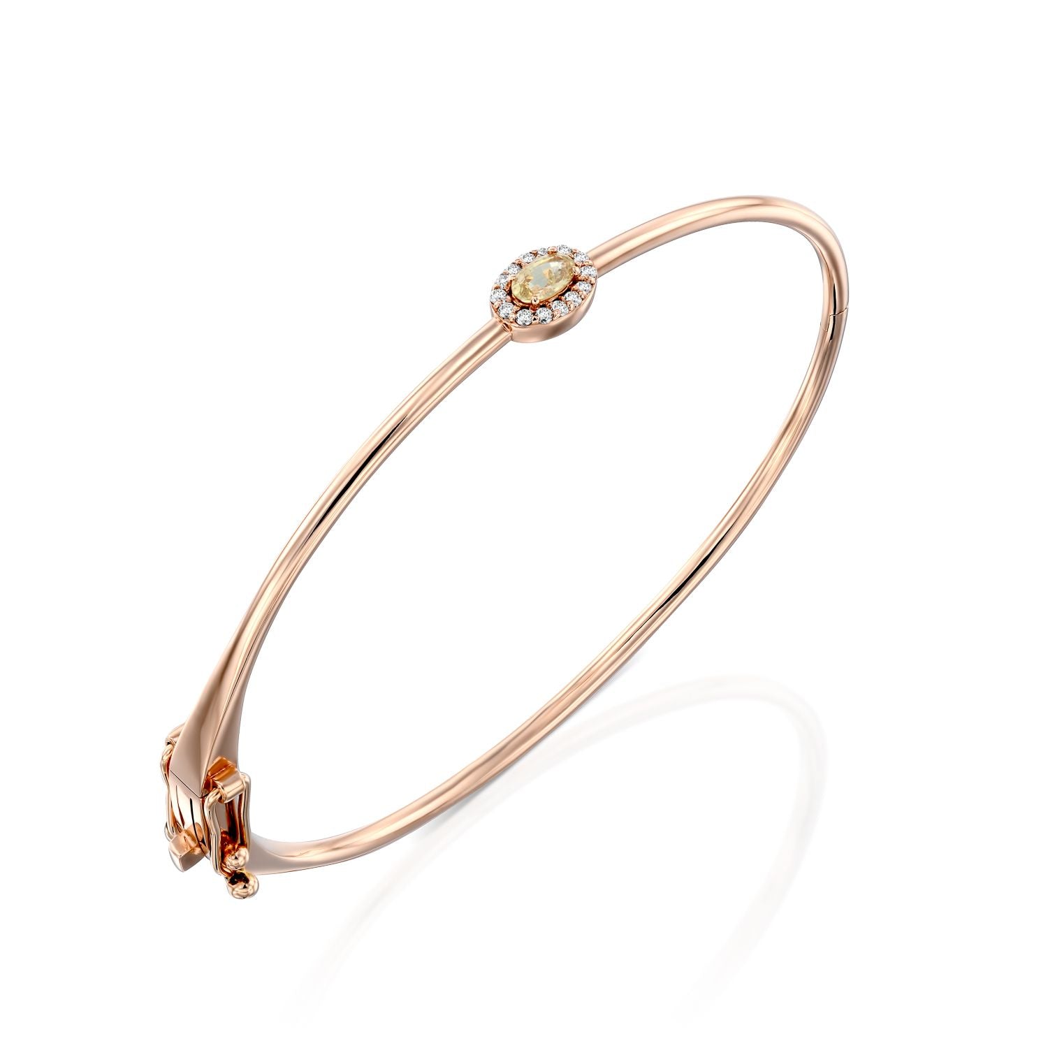 Sapphire Oval Bangle