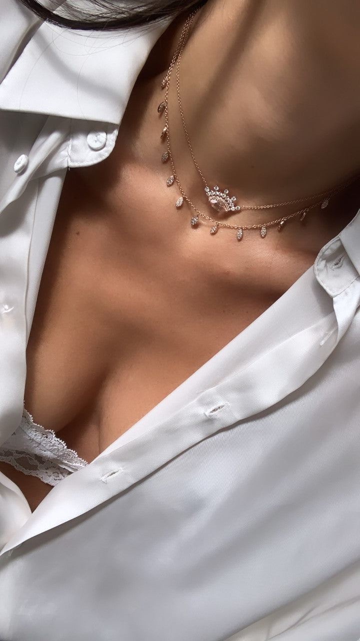 Evil Eye Diamond Necklace