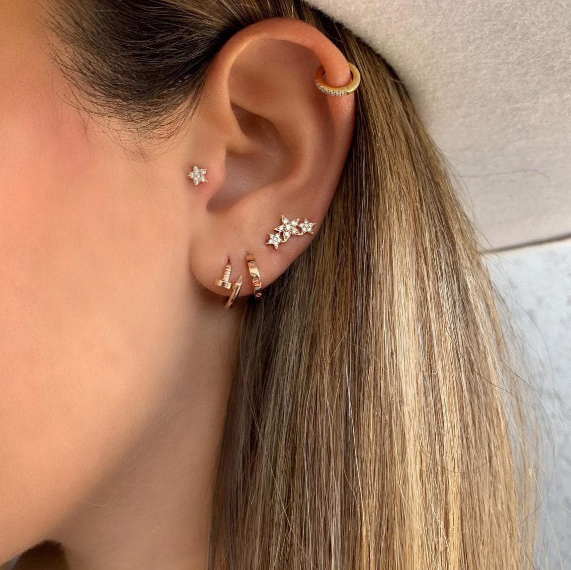 Stars Stus Earring