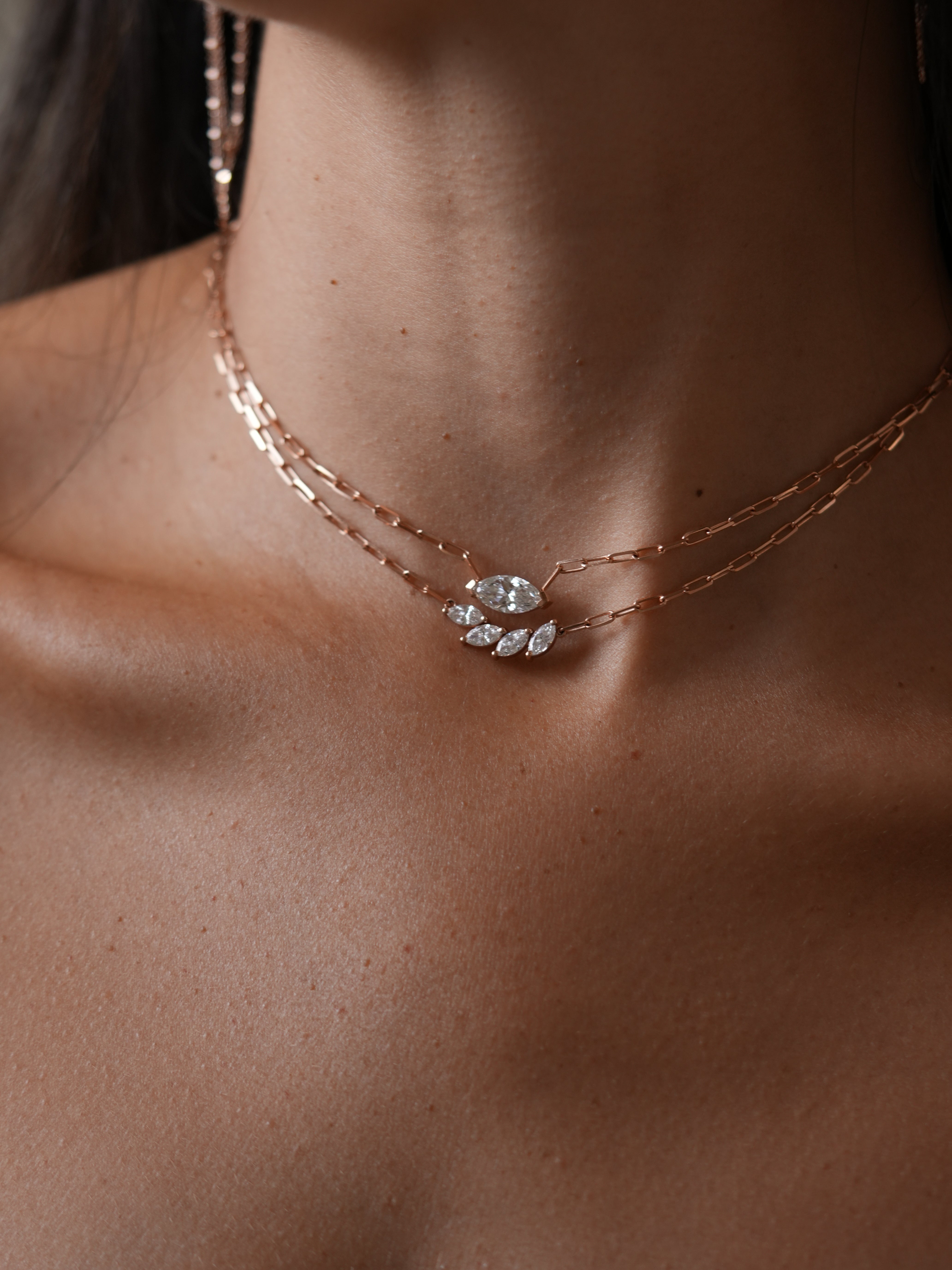 Marquise Diamond Necklace