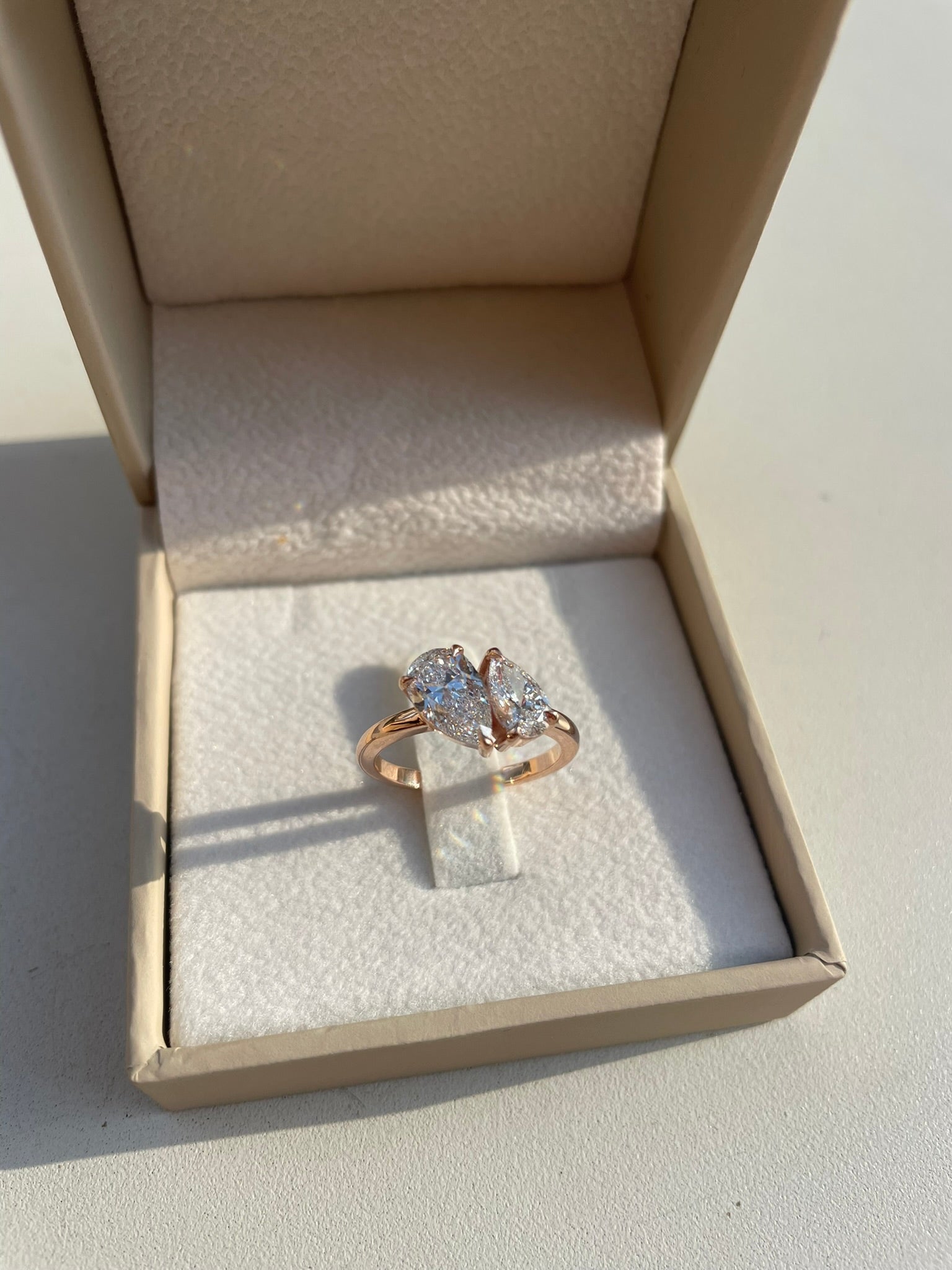 Pear Shape Diamond Ring