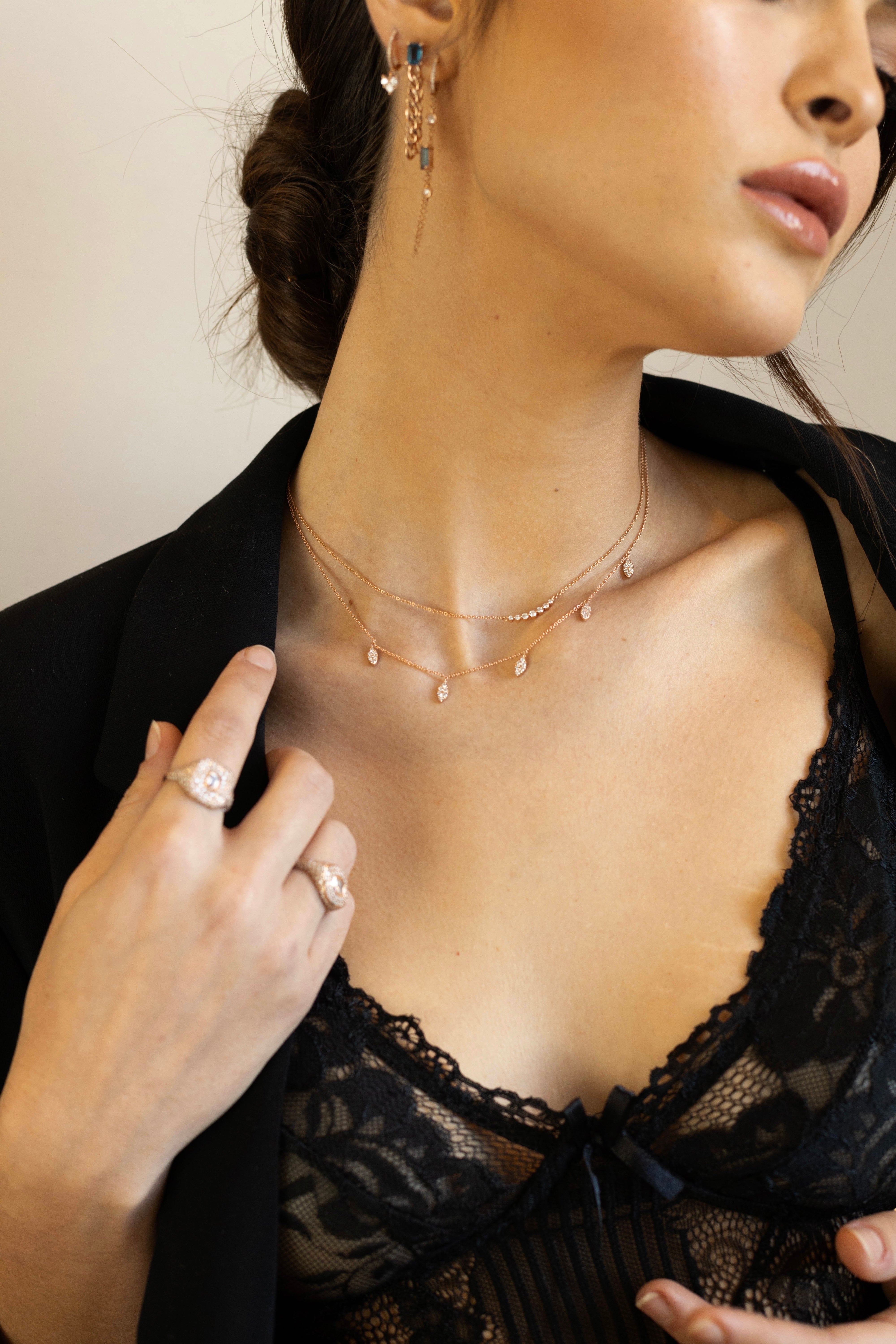 5 Marquise Diamond Necklace