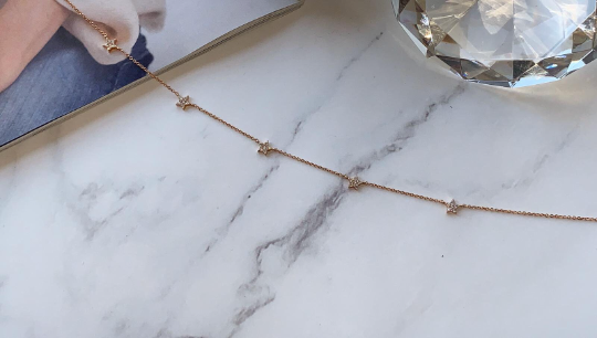 Five Stars Diamond Necklace