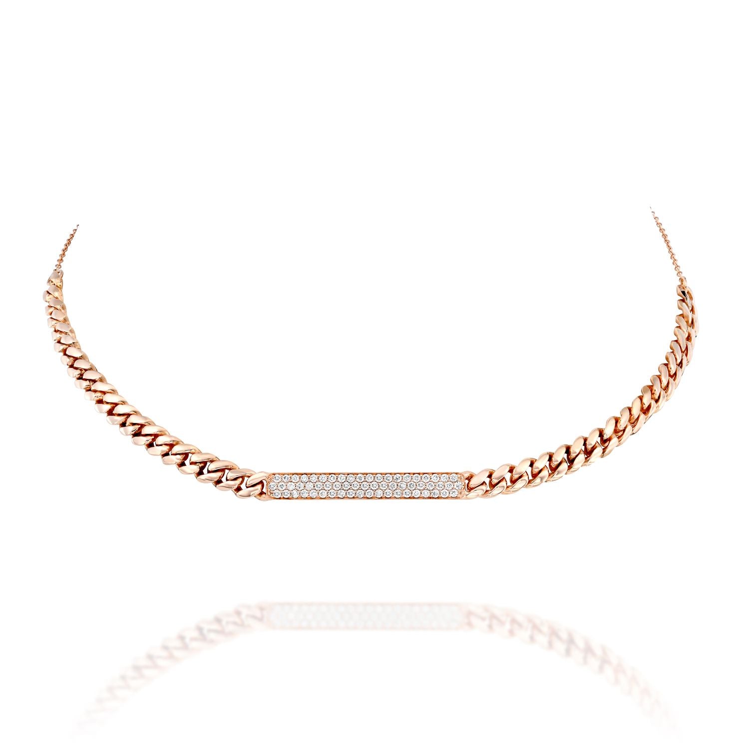 Link Chain Diamond Necklace