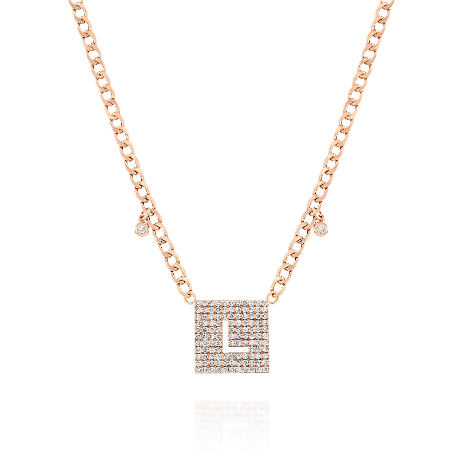Initial Diamond Necklace