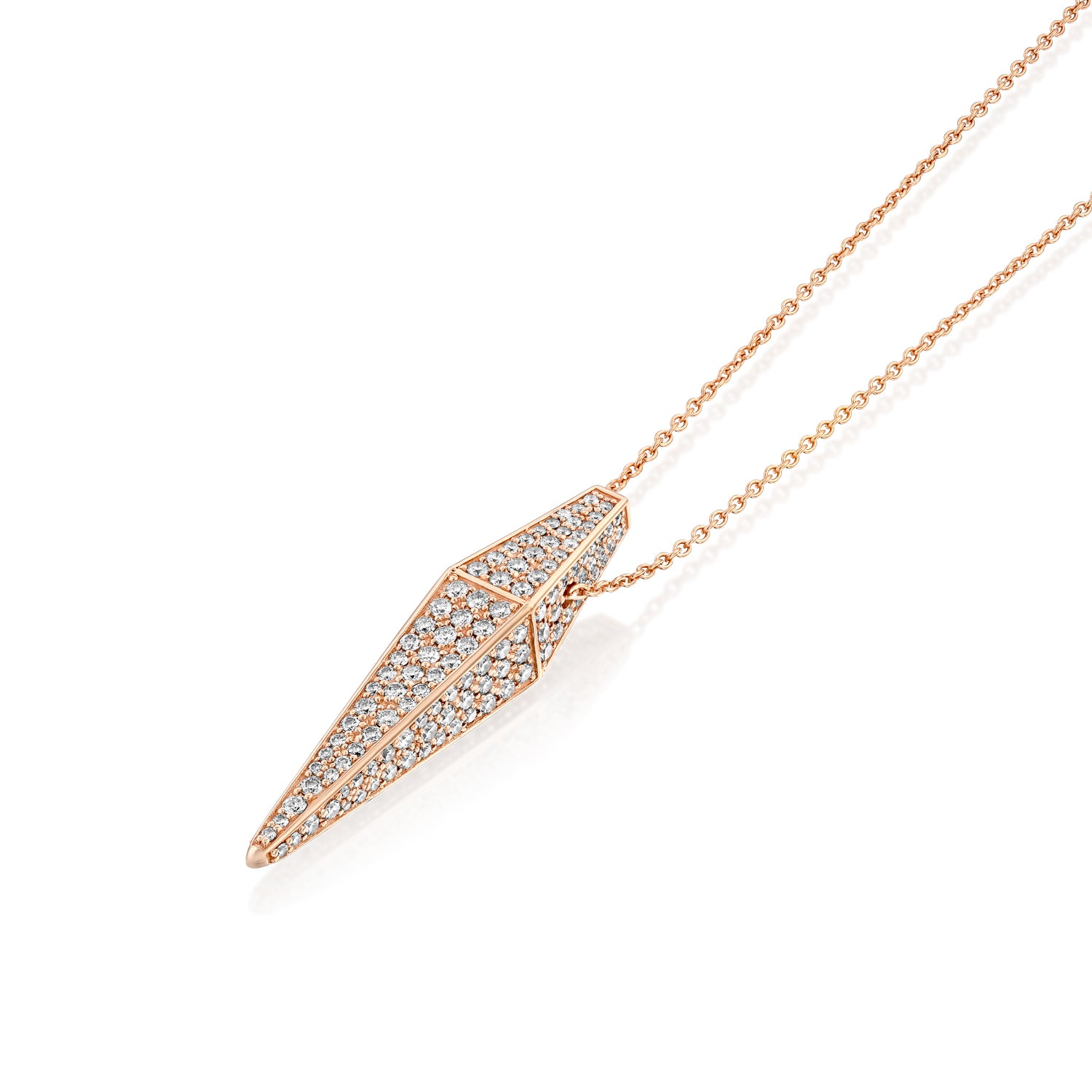 Geomatric Diamond Necklace