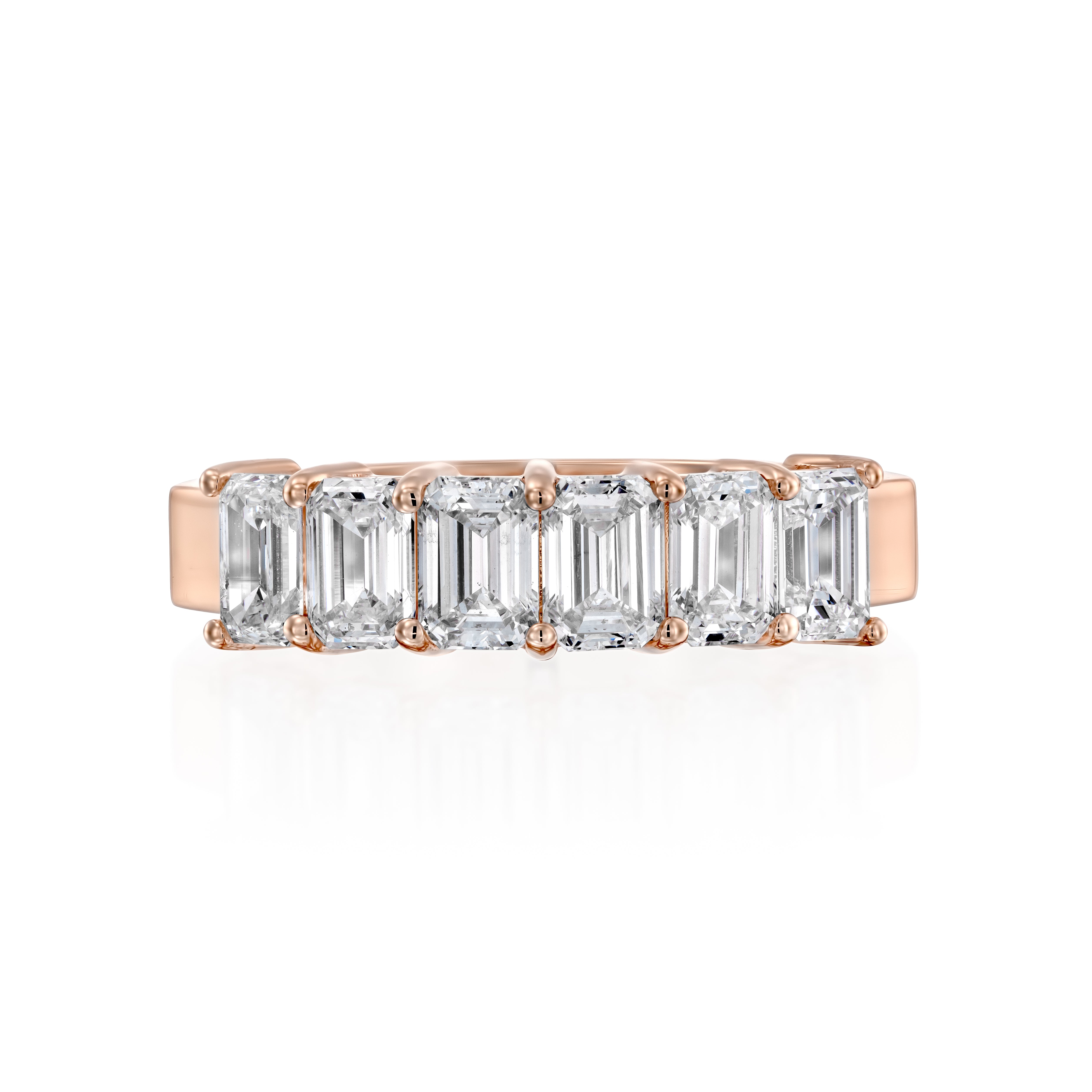 Emerald cut Diamond Ring