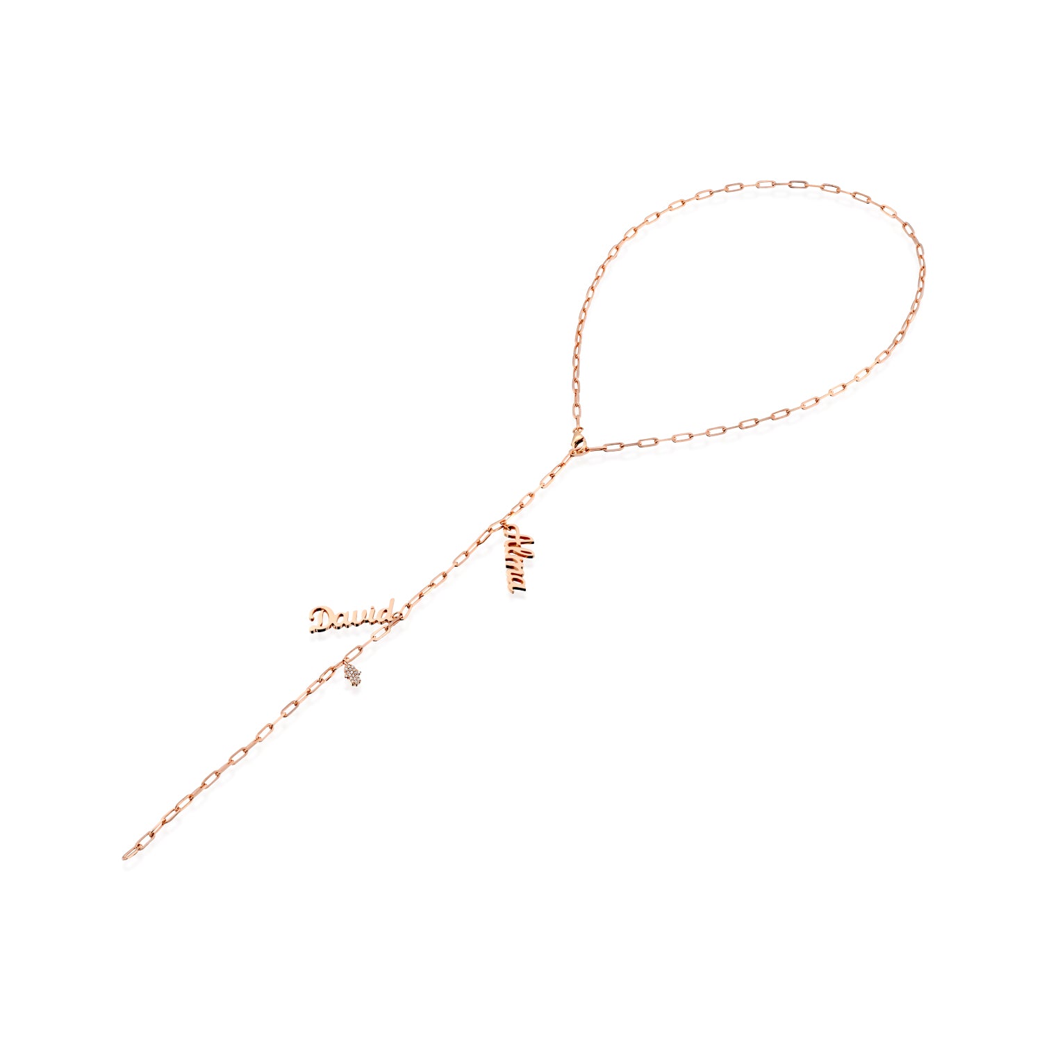 Link Name Chain With Hamsa