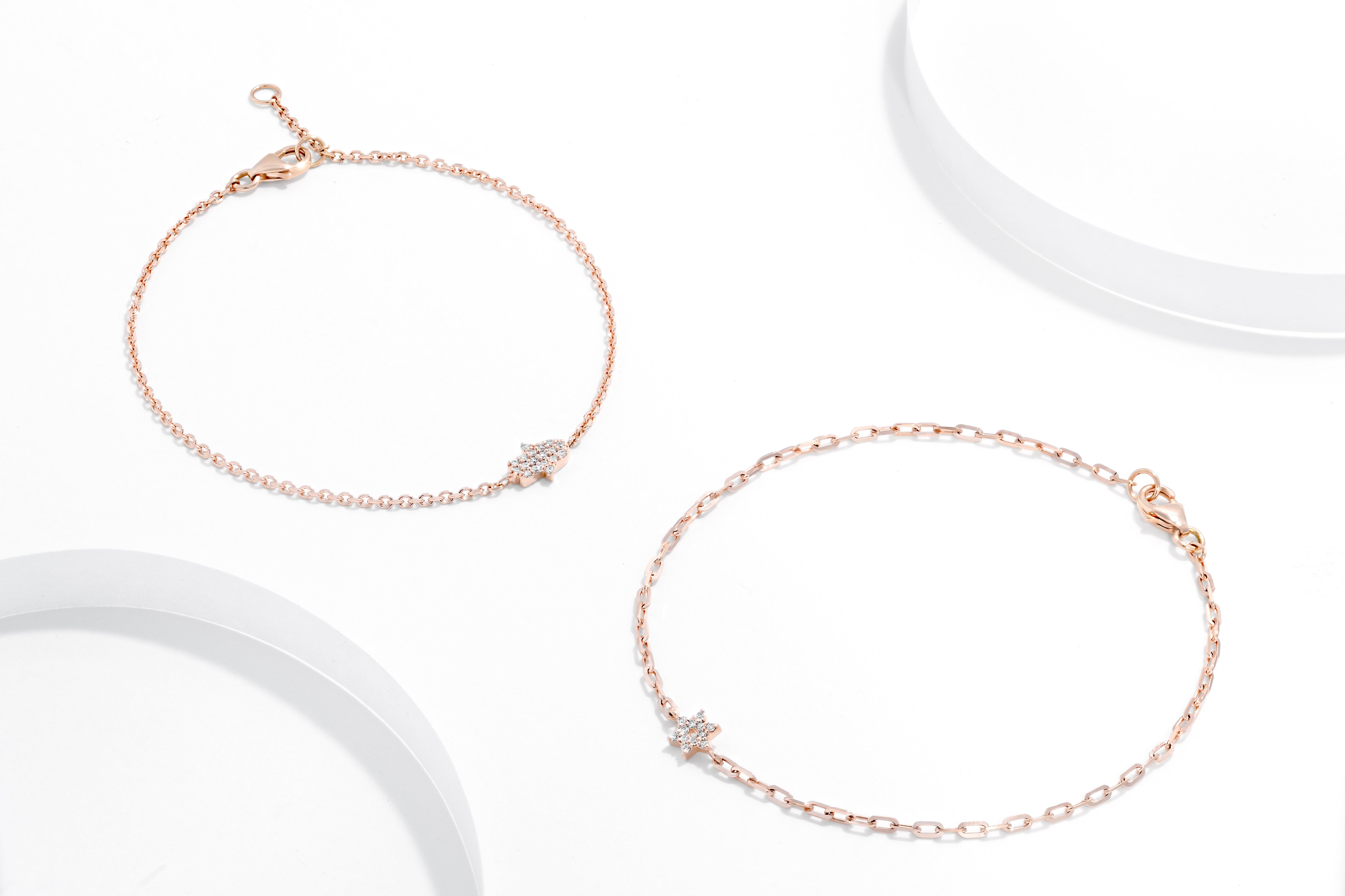 Hamsa Diamond Bracelet