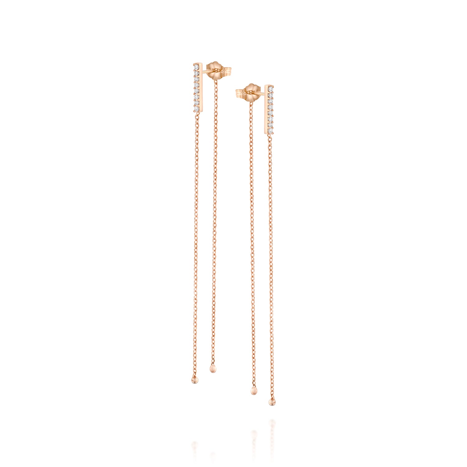 Diamond Chain Earring