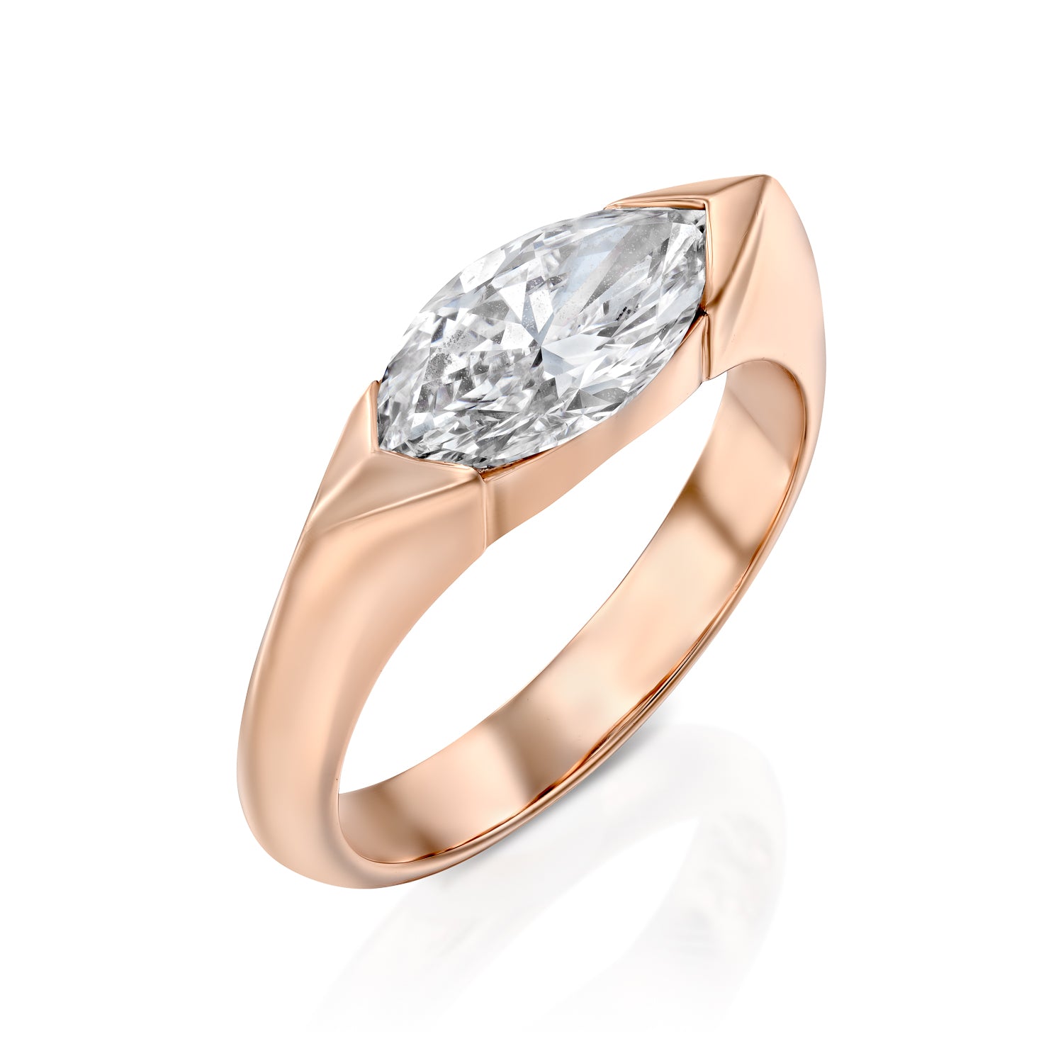 Marquise Diamond Sigent Ring