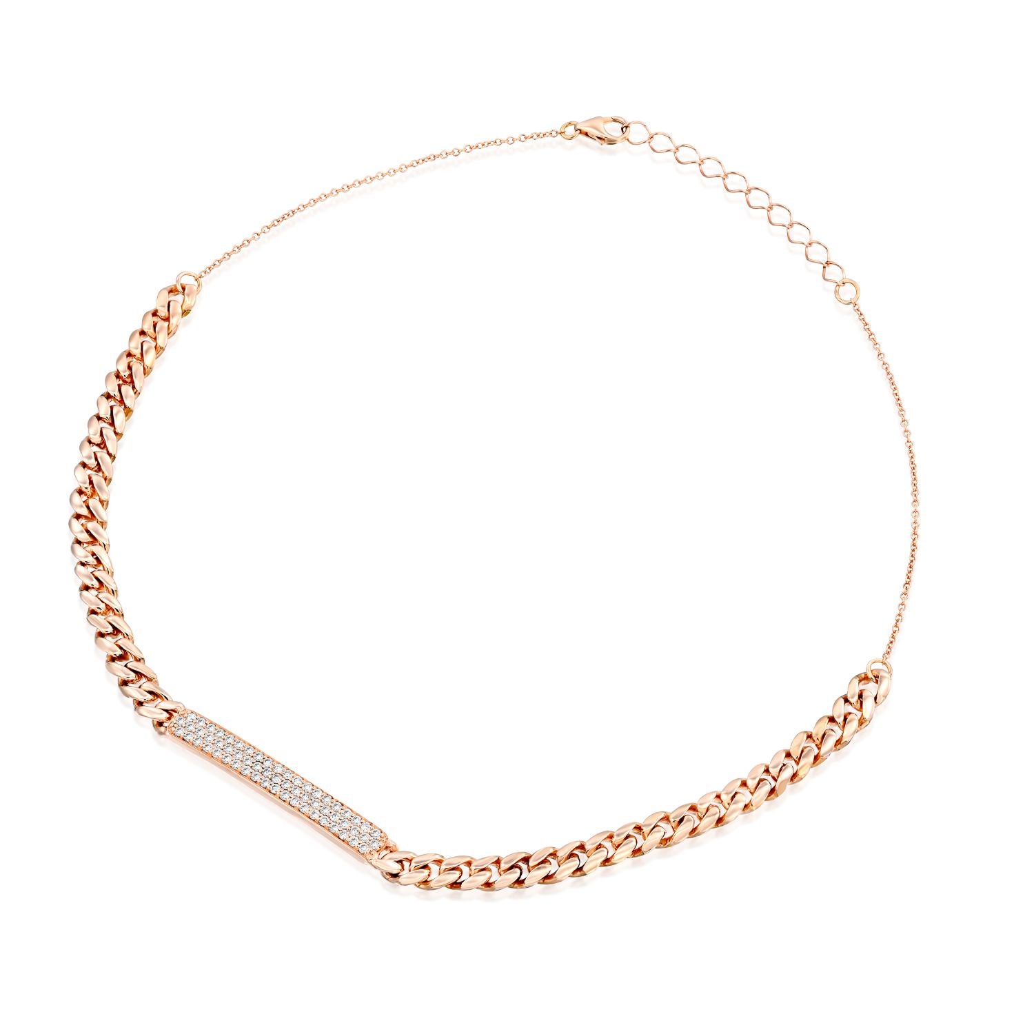 Link Chain Diamond Necklace