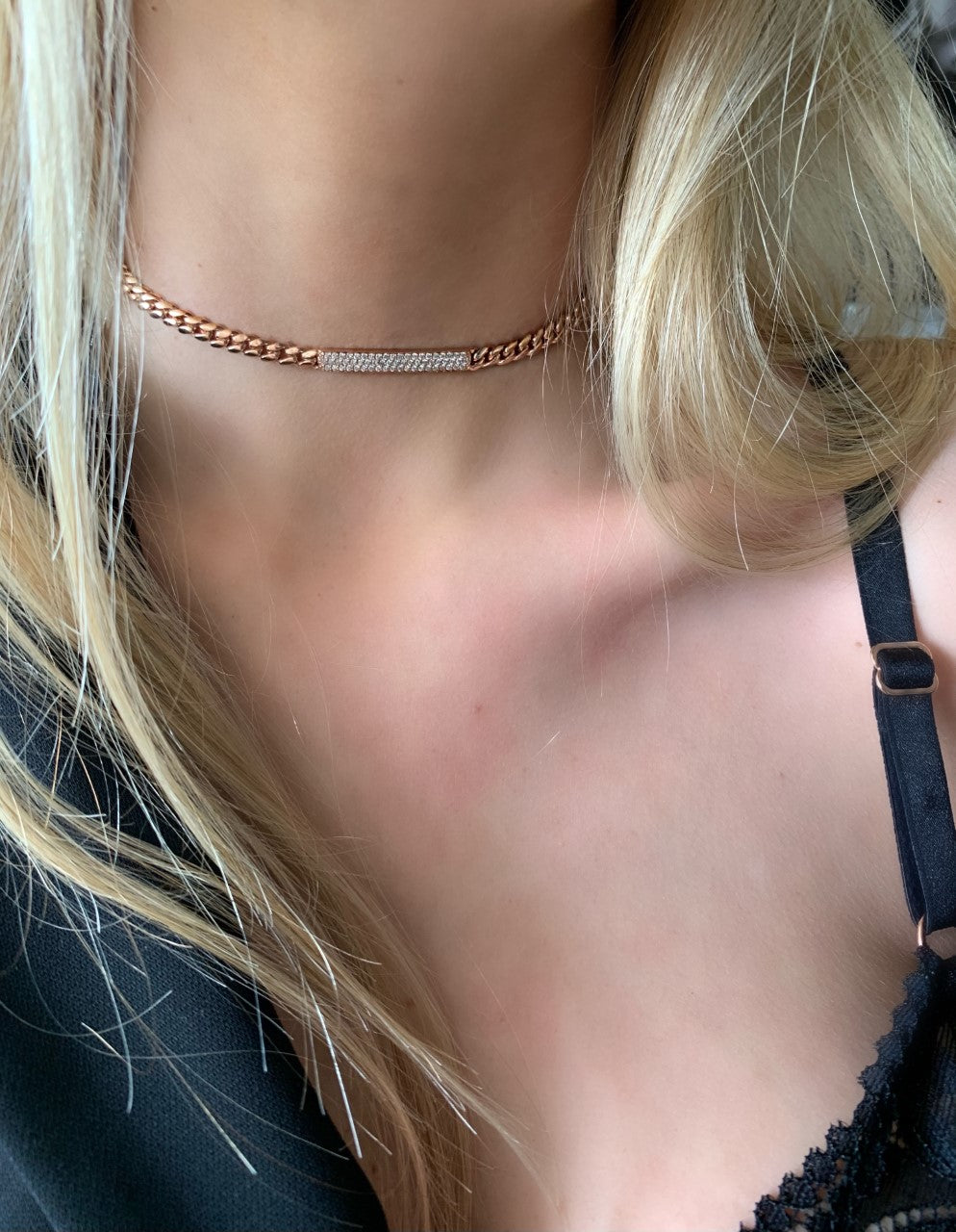 Link Chain Diamond Necklace