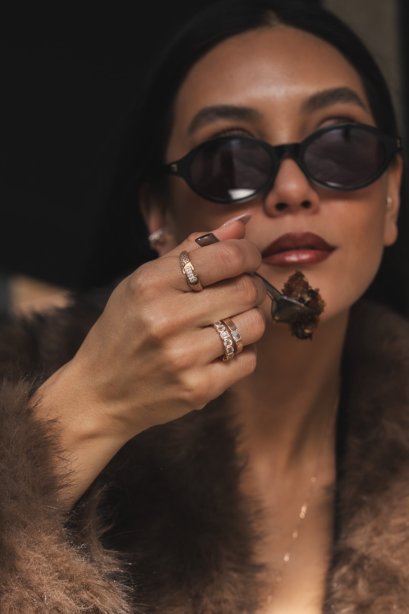 Signet Snake Diamond Ring