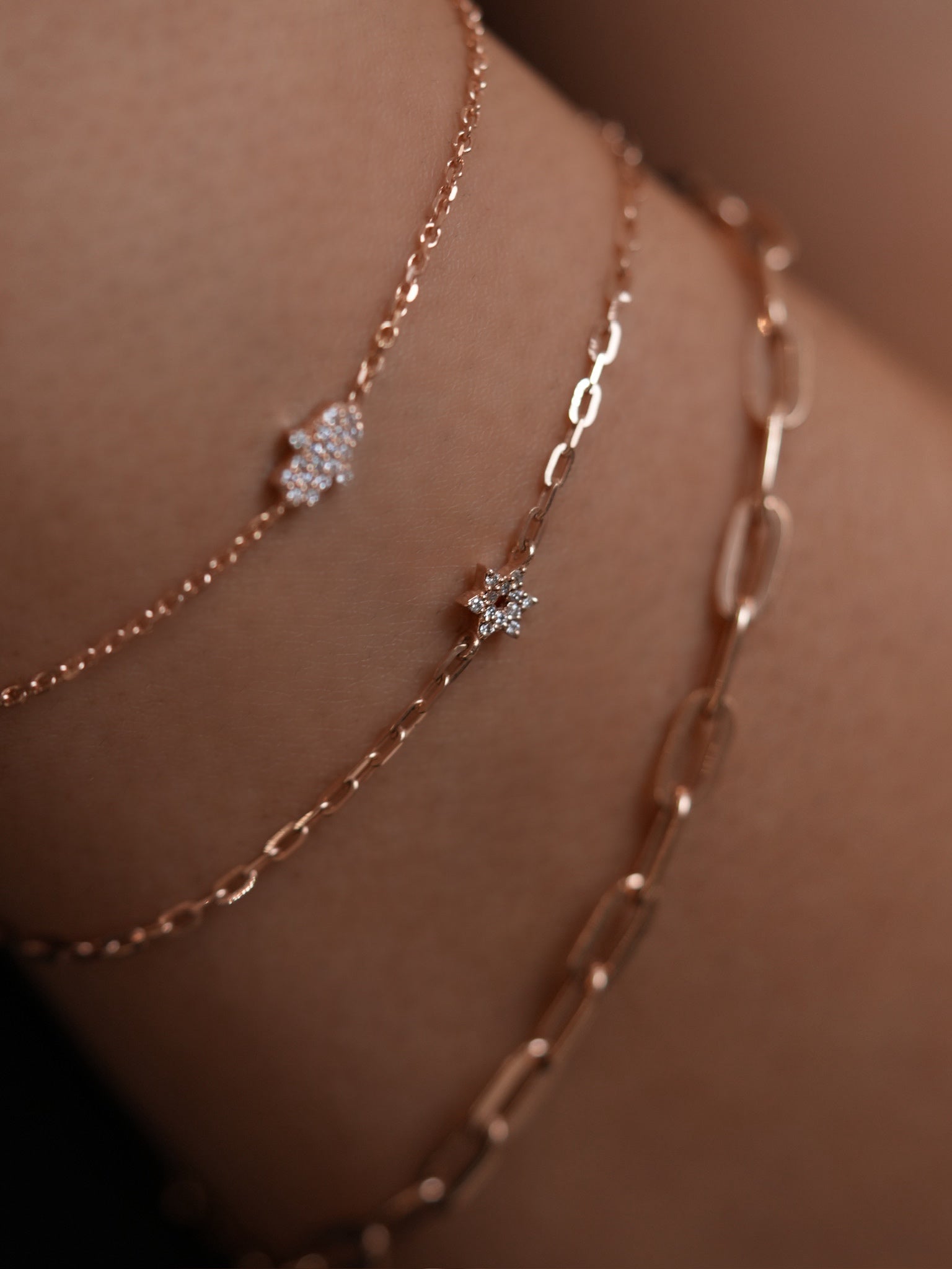 Star of David Diamond Bracelet