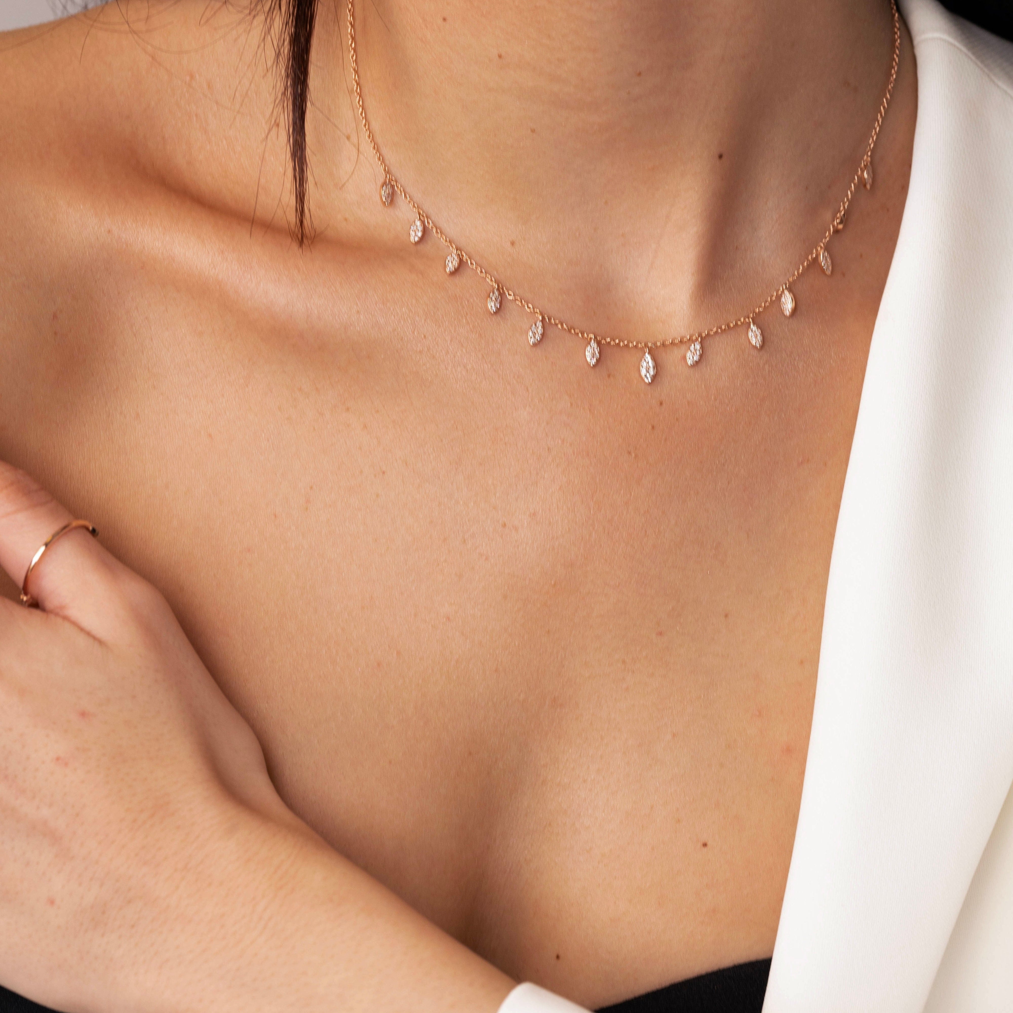 Marquise Diamond Necklace