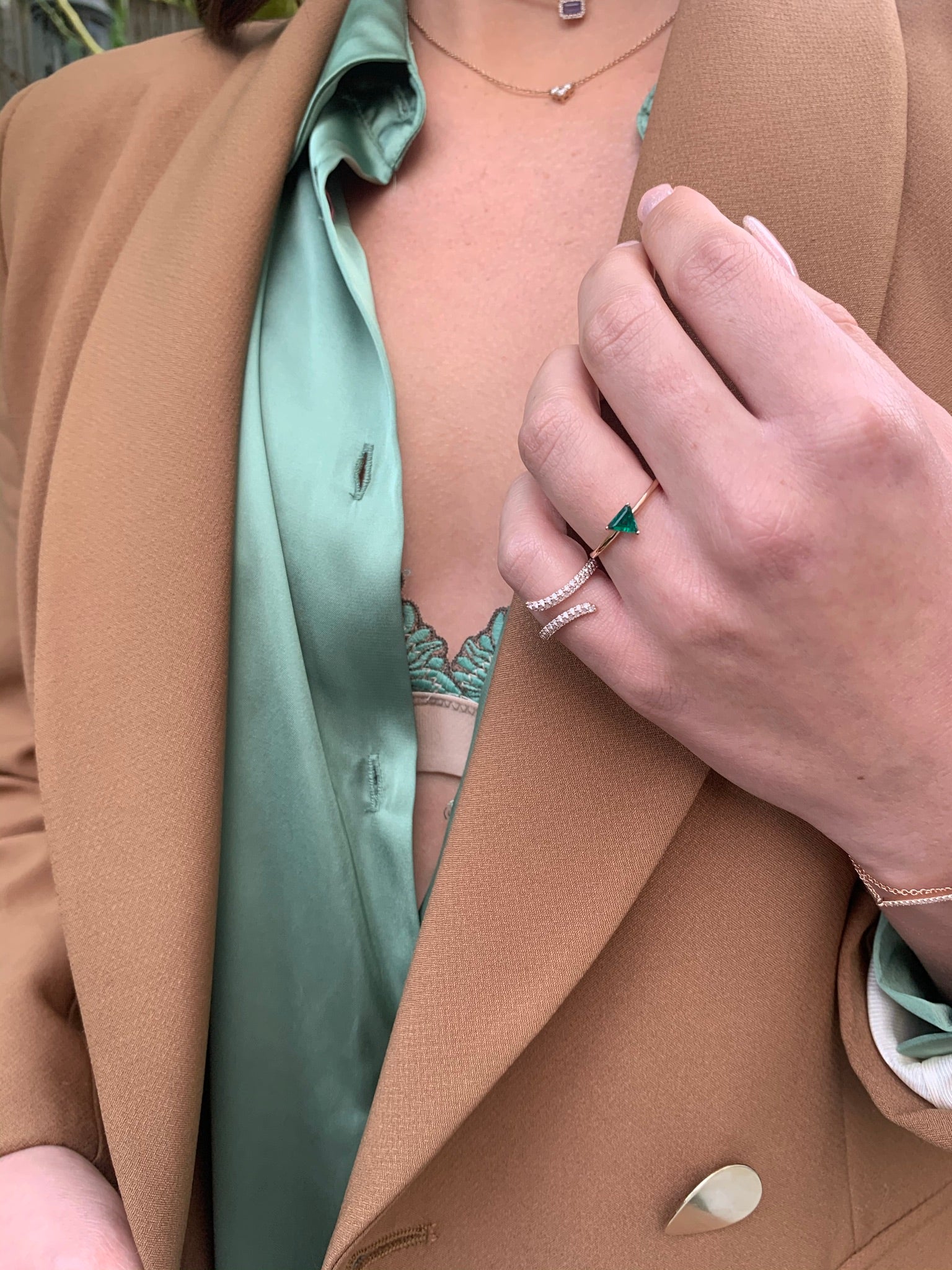 Snake Diamond Ring