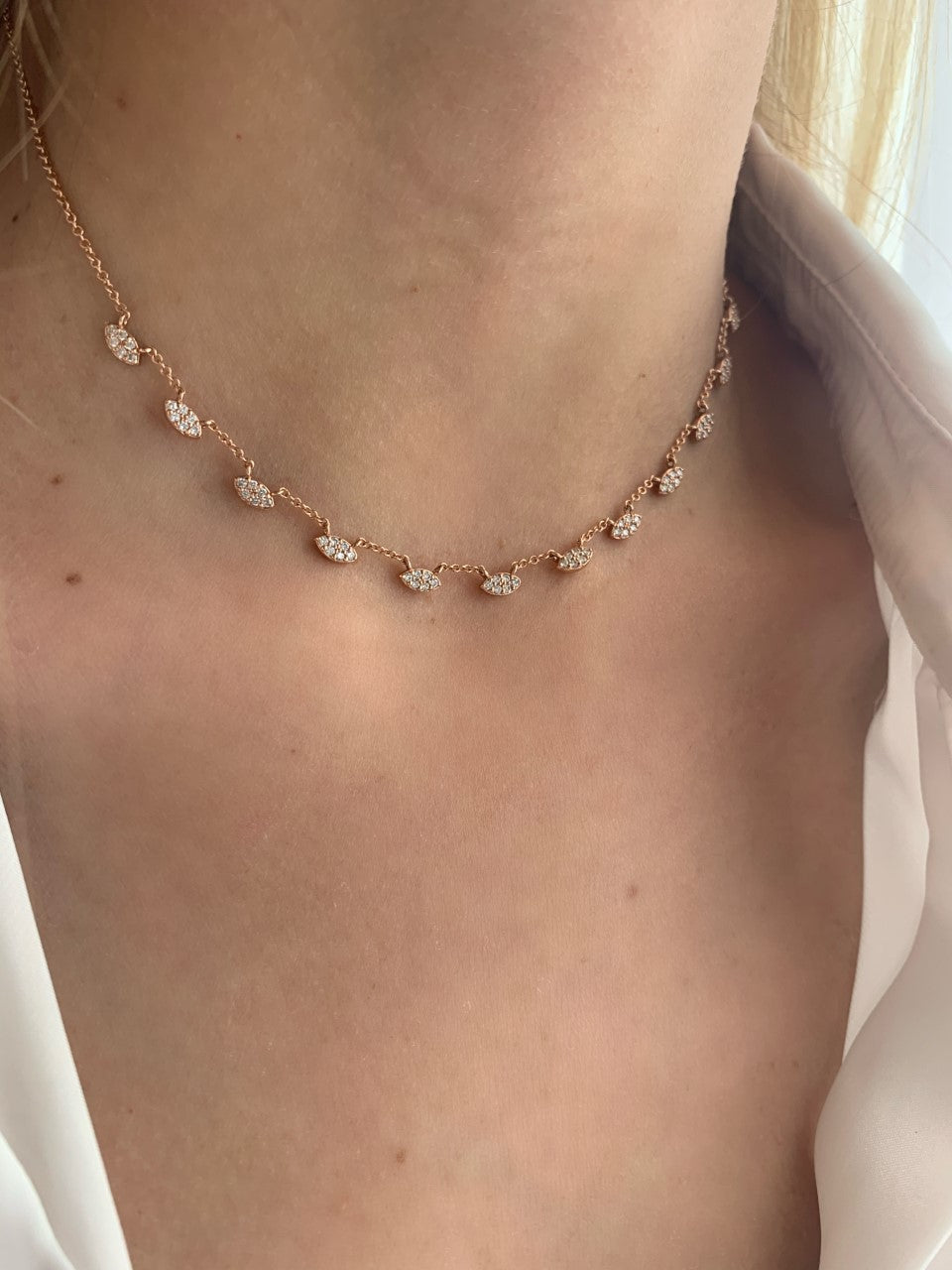 Marquise Diamond Necklace