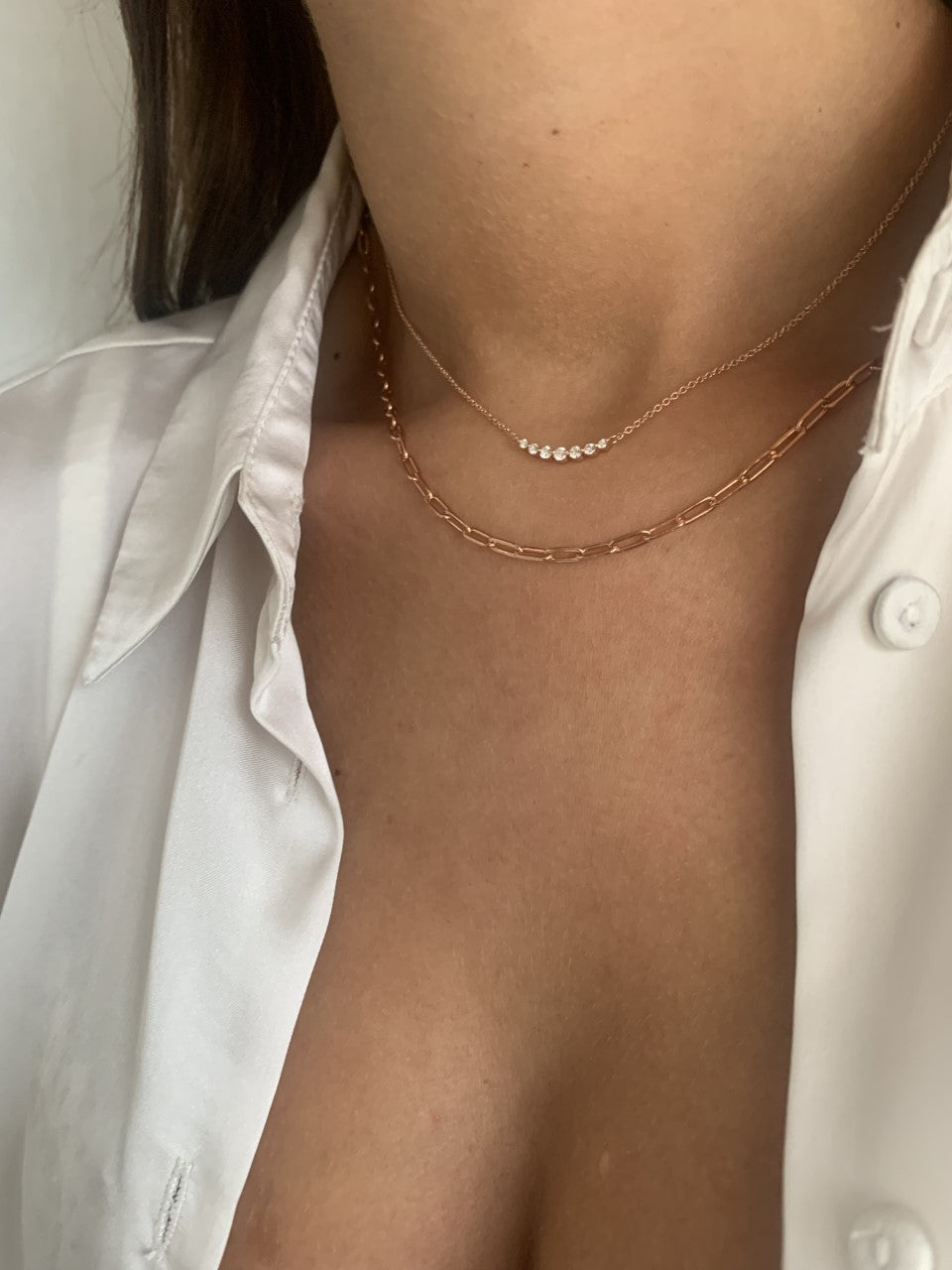 Degrade Diamond Necklace